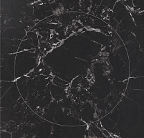 Кварцвиниловые полы Forbo Allura Material 63544DR7 black marble circle фото 1 | FLOORDEALER